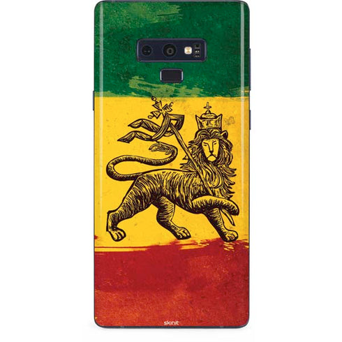 The Lion of Judah Rasta Flag Galaxy Note 9 Skin
