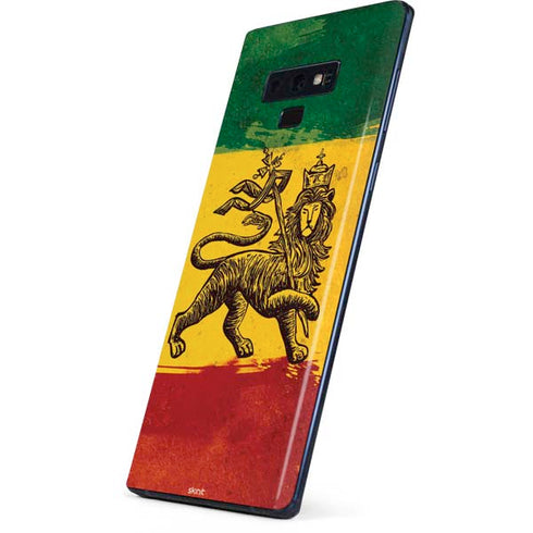 The Lion of Judah Rasta Flag Galaxy Note 9 Skin