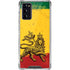 The Lion of Judah Rasta Flag Galaxy Note20 5G Clear Case