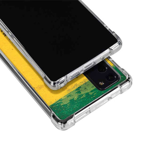 The Lion of Judah Rasta Flag Galaxy Note20 5G Clear Case