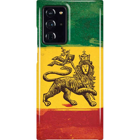 The Lion of Judah Rasta Flag Galaxy Note20 Ultra 5G Lite Case