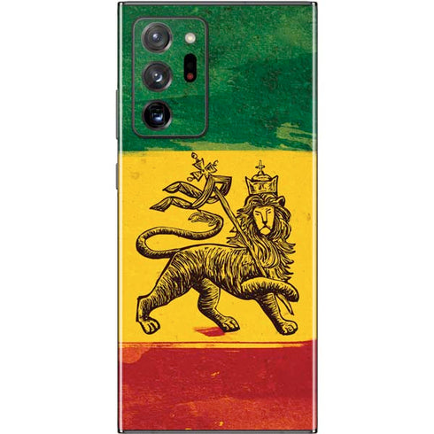 The Lion of Judah Rasta Flag Galaxy Note20 Ultra 5G Skin