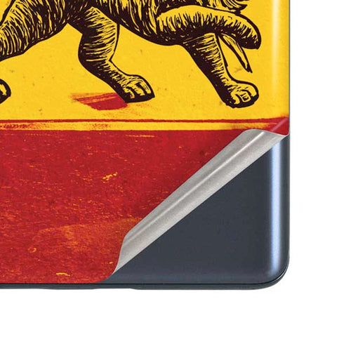 The Lion of Judah Rasta Flag Galaxy S20 Fan Edition Skin