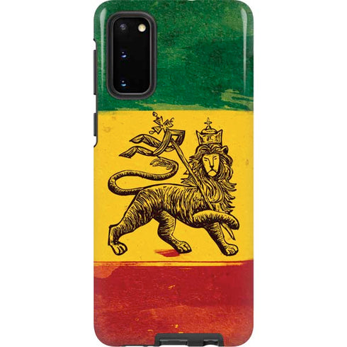 The Lion of Judah Rasta Flag Galaxy S20 Pro Case