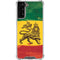 The Lion of Judah Rasta Flag Galaxy S21 FE Clear Case