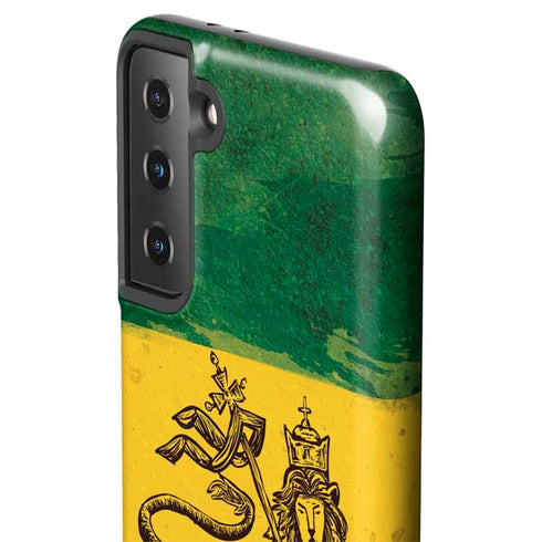 The Lion of Judah Rasta Flag Galaxy S21 FE Pro Case