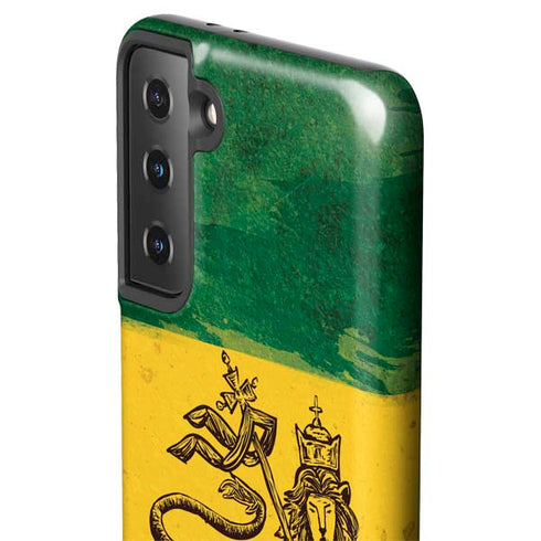 The Lion of Judah Rasta Flag Galaxy S21 Plus 5G Pro Case