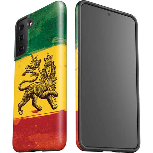 The Lion of Judah Rasta Flag Galaxy S21 Plus 5G Pro Case