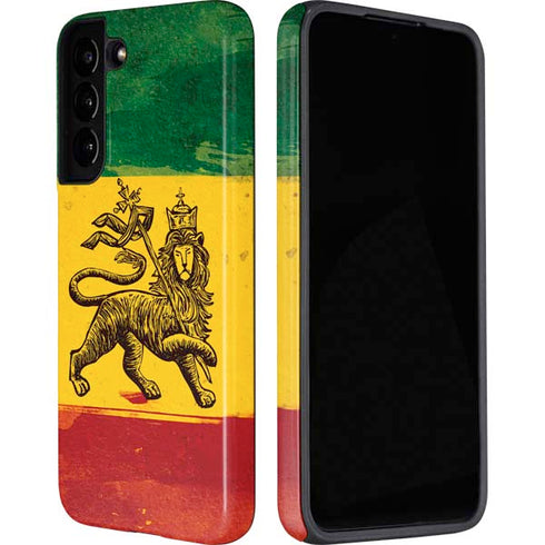 The Lion of Judah Rasta Flag Galaxy S22 Plus Pro Case