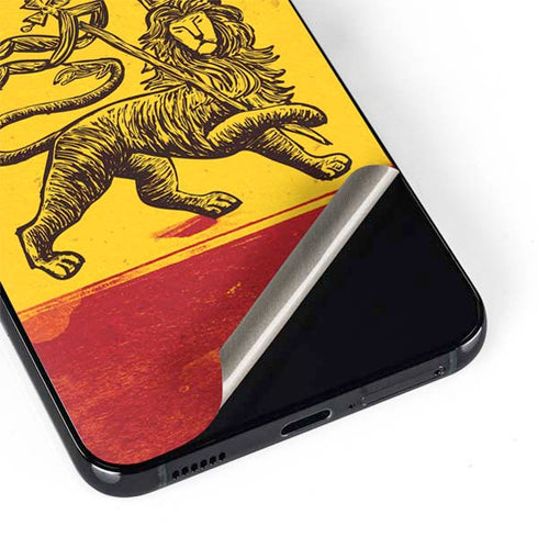 The Lion of Judah Rasta Flag Galaxy S22 Plus Skin