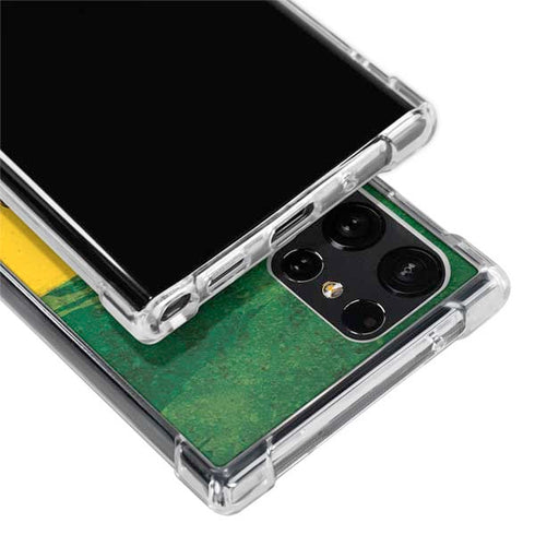 The Lion of Judah Rasta Flag Galaxy S22 Ultra Clear Case