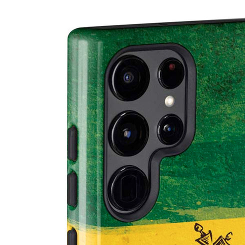 The Lion of Judah Rasta Flag Galaxy S22 Ultra Pro Case
