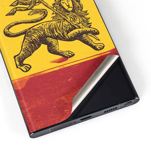 The Lion of Judah Rasta Flag Galaxy S22 Ultra Skin