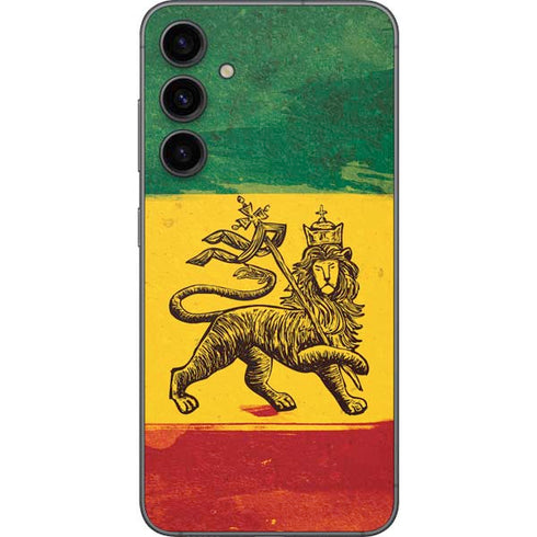 The Lion of Judah Rasta Flag Galaxy S23 FE Skin
