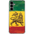 The Lion of Judah Rasta Flag Galaxy S24 Plus Clear Case