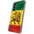 The Lion of Judah Rasta Flag Galaxy S24 Plus Clear Case