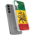 The Lion of Judah Rasta Flag Galaxy S24 Plus Clear Case