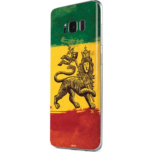 The Lion of Judah Rasta Flag Galaxy S8 Skin
