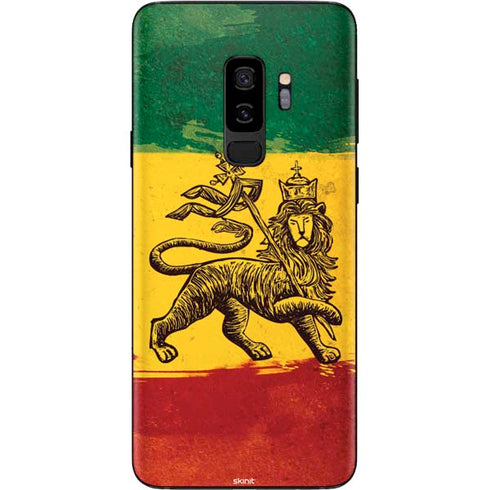 The Lion of Judah Rasta Flag Galaxy S9 Plus Skin
