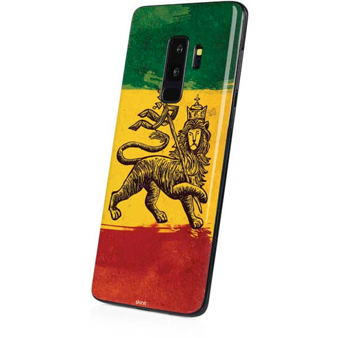The Lion of Judah Rasta Flag Galaxy S9 Plus Skin