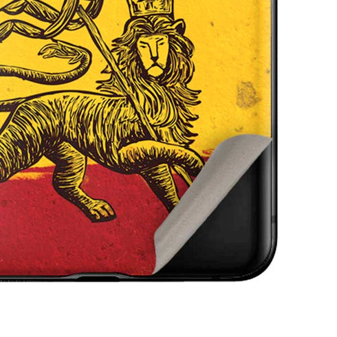 The Lion of Judah Rasta Flag Galaxy Z Flip Skin