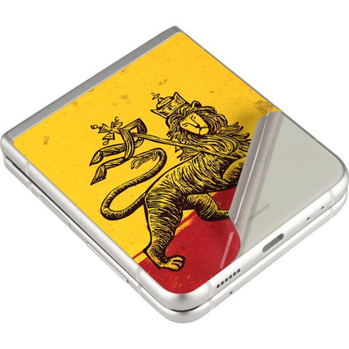 The Lion of Judah Rasta Flag Galaxy Z Flip3 5G Skin