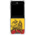 The Lion of Judah Rasta Flag Galaxy Z Flip5 5G Clear Case