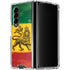 The Lion of Judah Rasta Flag Galaxy Z Fold4 5G Clear Case