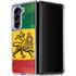 The Lion of Judah Rasta Flag Galaxy Z Fold5 5G Clear Case