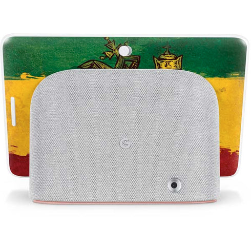 The Lion of Judah Rasta Flag Google Home Hub Skin
