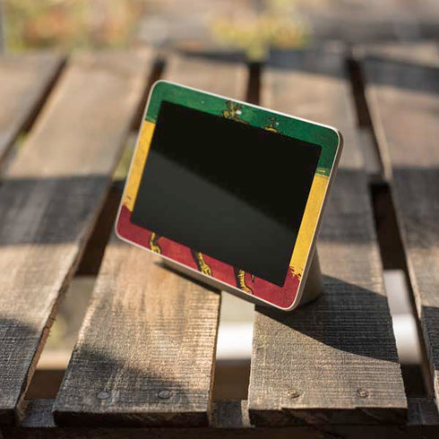 The Lion of Judah Rasta Flag Google Home Hub Skin