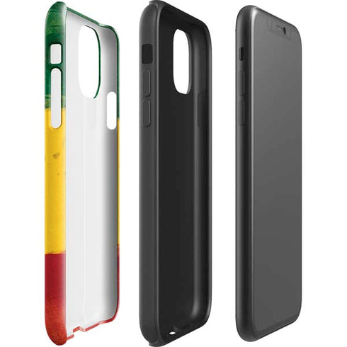 The Lion of Judah Rasta Flag iPhone 11 Impact Case