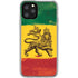 The Lion of Judah Rasta Flag iPhone 11 Pro Clear Case