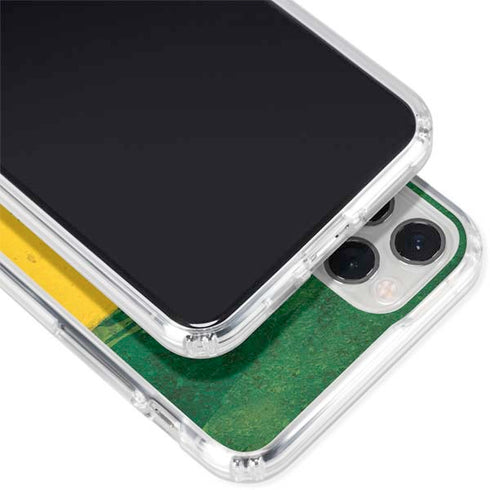 The Lion of Judah Rasta Flag iPhone 11 Pro Clear Case