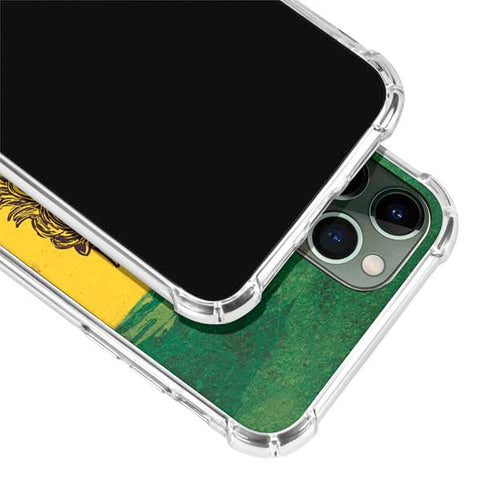 The Lion of Judah Rasta Flag iPhone 11 Pro Max Clear Case