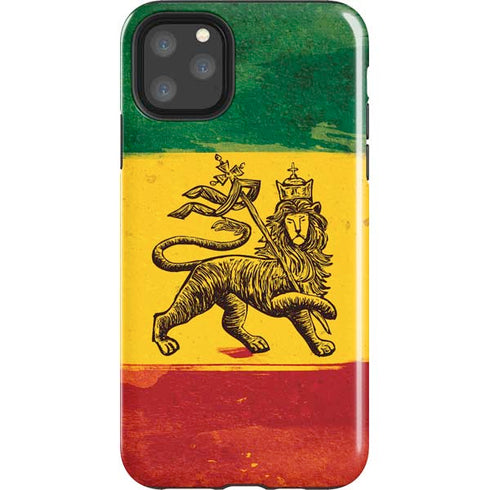 The Lion of Judah Rasta Flag iPhone 11 Pro Max Impact Case