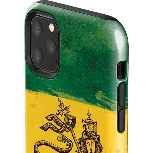 The Lion of Judah Rasta Flag iPhone 11 Pro Max Impact Case