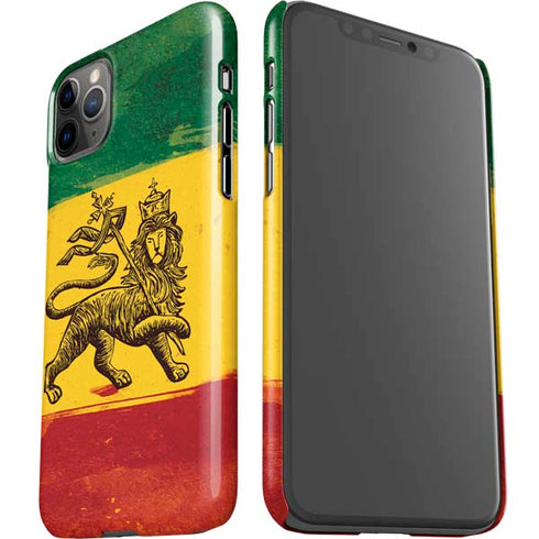The Lion of Judah Rasta Flag iPhone 11 Pro Max Lite Case