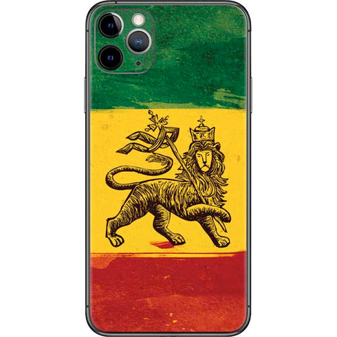 The Lion of Judah Rasta Flag iPhone 11 Pro Max Skin