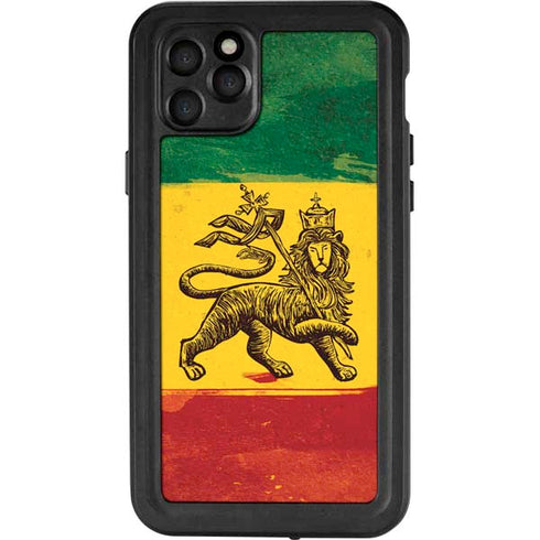 The Lion of Judah Rasta Flag iPhone 11 Pro Max Waterproof Case