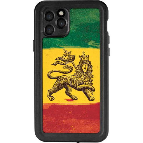 The Lion of Judah Rasta Flag iPhone 11 Pro Waterproof Case