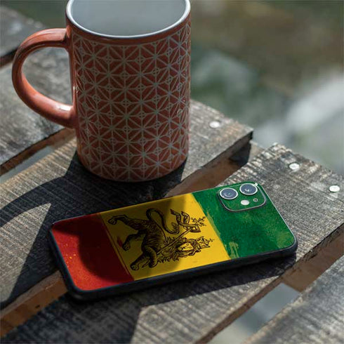 The Lion of Judah Rasta Flag iPhone 11 Skin