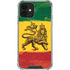 The Lion of Judah Rasta Flag iPhone 12 Clear Case