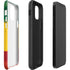 The Lion of Judah Rasta Flag iPhone 12 Impact Case