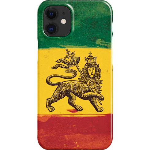 The Lion of Judah Rasta Flag iPhone 12 Mini Lite Case