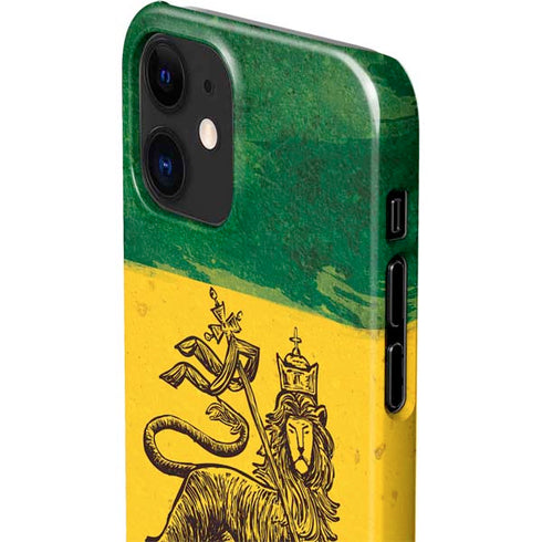 The Lion of Judah Rasta Flag iPhone 12 Mini Lite Case
