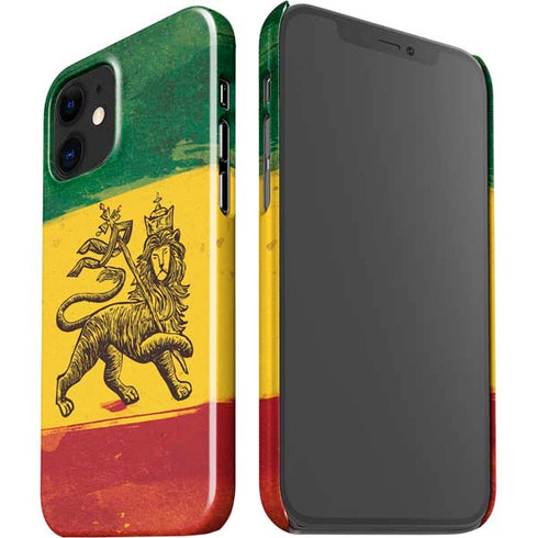 The Lion of Judah Rasta Flag iPhone 12 Mini Lite Case