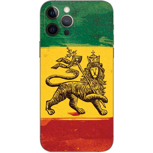 The Lion of Judah Rasta Flag iPhone 12 Pro Skin