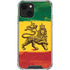 The Lion of Judah Rasta Flag iPhone 13 Mini Clear Case