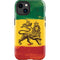 The Lion of Judah Rasta Flag iPhone 14 Plus Impact Case